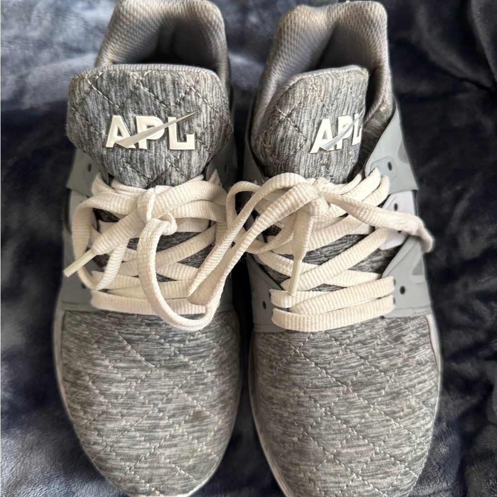 APL Gray and White Sneakers size 6.5